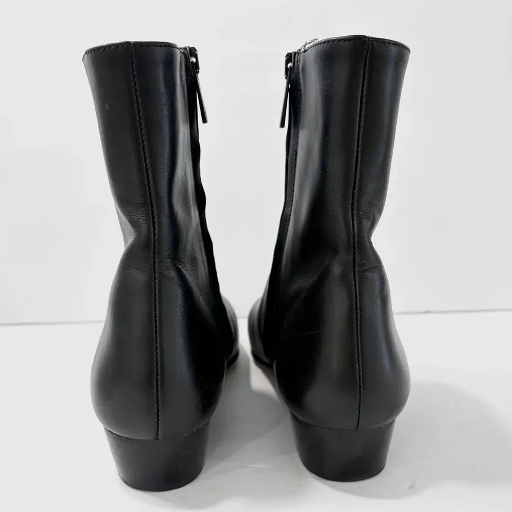 Flattered Rami Black Leather Boots - Picture 5 of 10